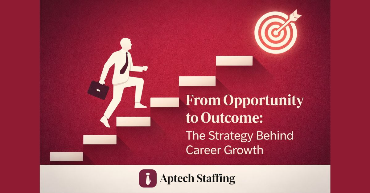 Professional career development concept by Aptech Staffing