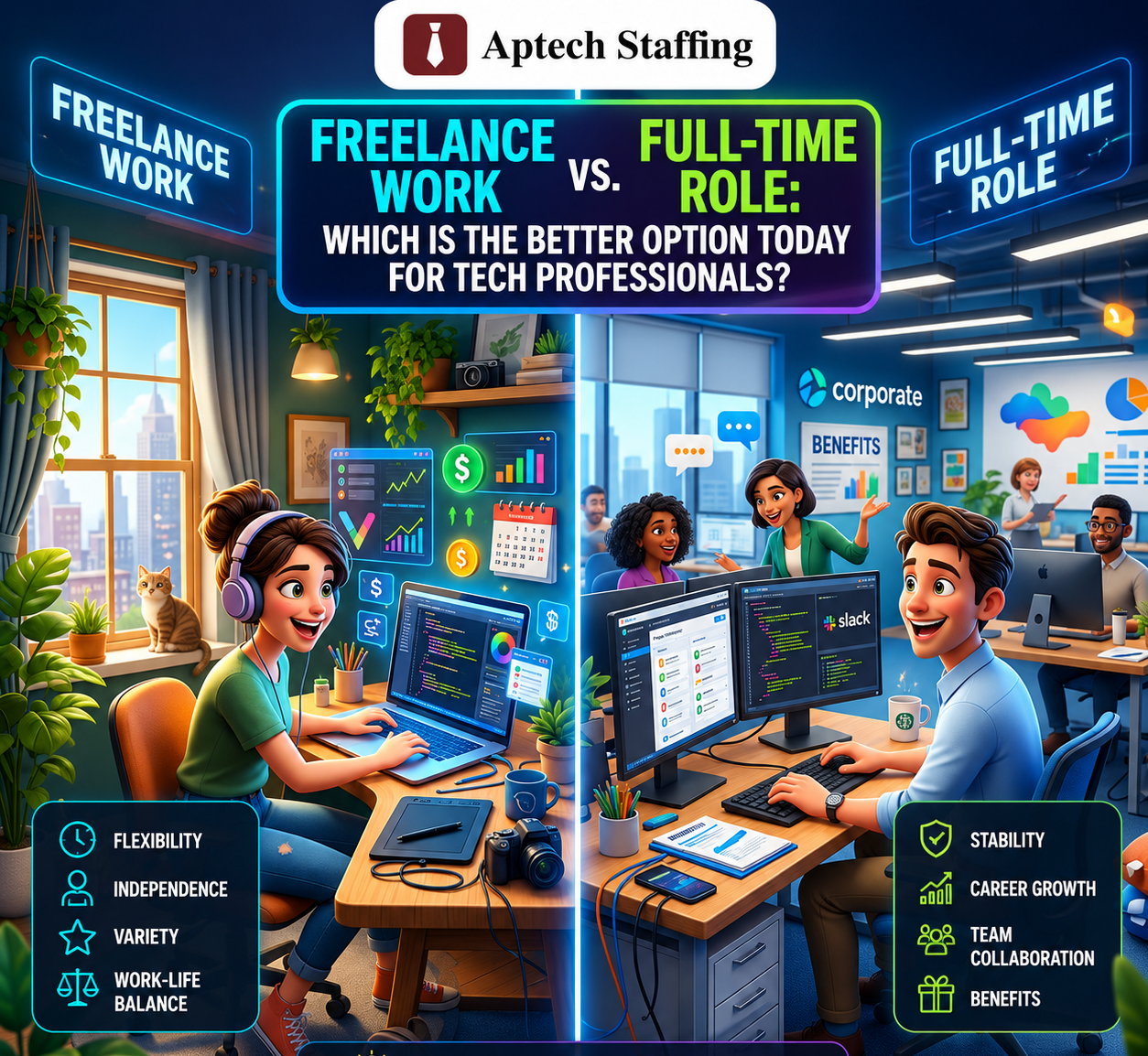 Aptech Staffing is the best staffing agency in USA