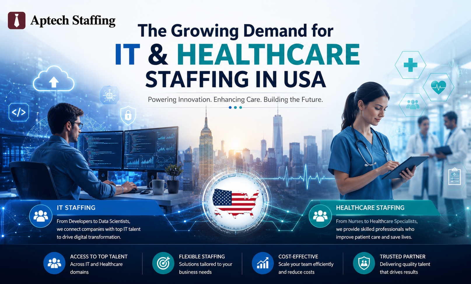 Aptech Staffing is the best staffing agency in USA