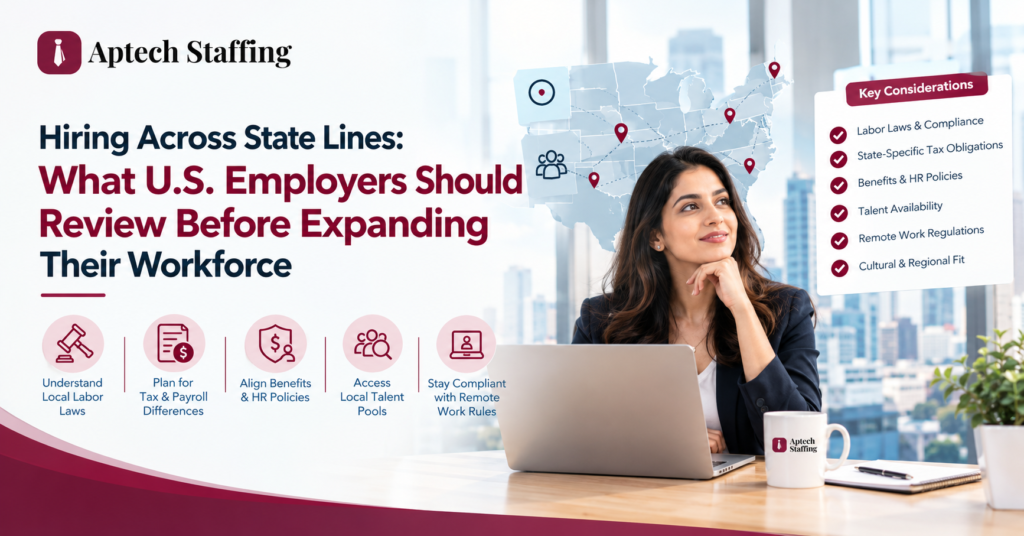 Hiring Across State Lines: What U.S. Employers Should Review Before Expanding Their Workforce